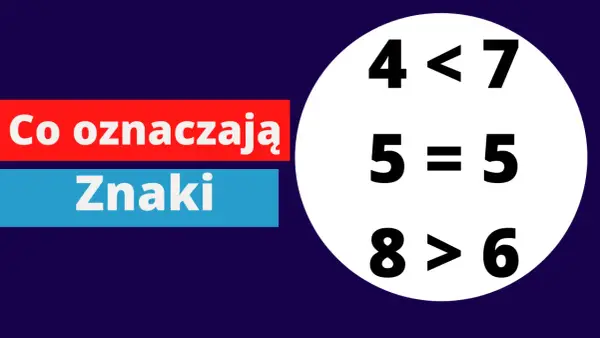 Znak mniejszości i większości - Jak je odróżnić bez zgadywania?